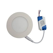 Dimmable,LED,panel,light,6W,round,recessed,ultra-thin