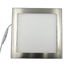 LED panel ceiling light 24W ultra-thin square surface mounted nichel plated color