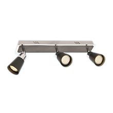 Ceiling spotlight fitting Black color 3 head With Gu10 Base