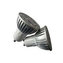 3W Green Gu10 led spotlight 3pcs 1w led