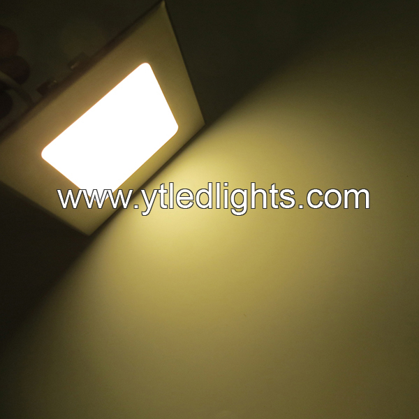 LED-panel-light-9W-square-recessed-nichel-plated-color