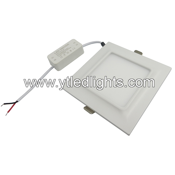 Ultra-thin-led-panel-ceiling-light-12W-square-recessed-white-arc-series