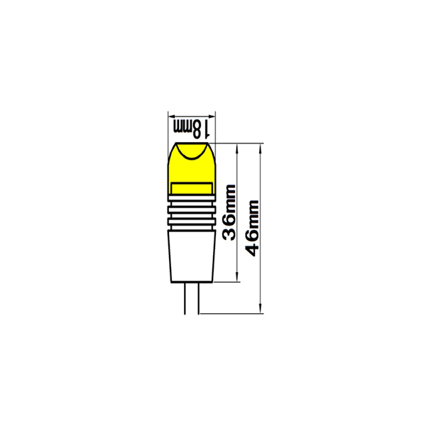 3W COB G4 LED AC/DC10-20V Crystal Light