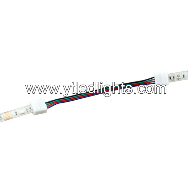 5050-led-strip-double-connector-10mm-with-wire-for-IP65-led-strip