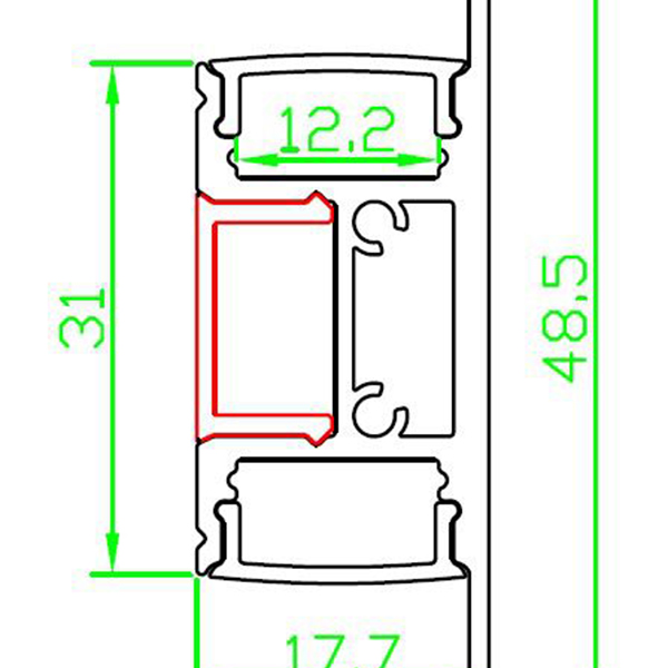 Alu-profile-for-12mm-PCB-Board