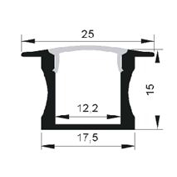 Alu-profile-for-12mm-PCB-Board