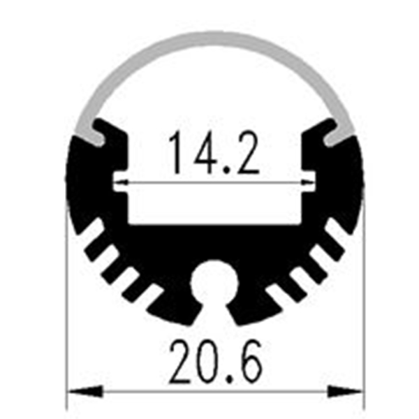 Alu-profile-for-14mm-PCB-Board