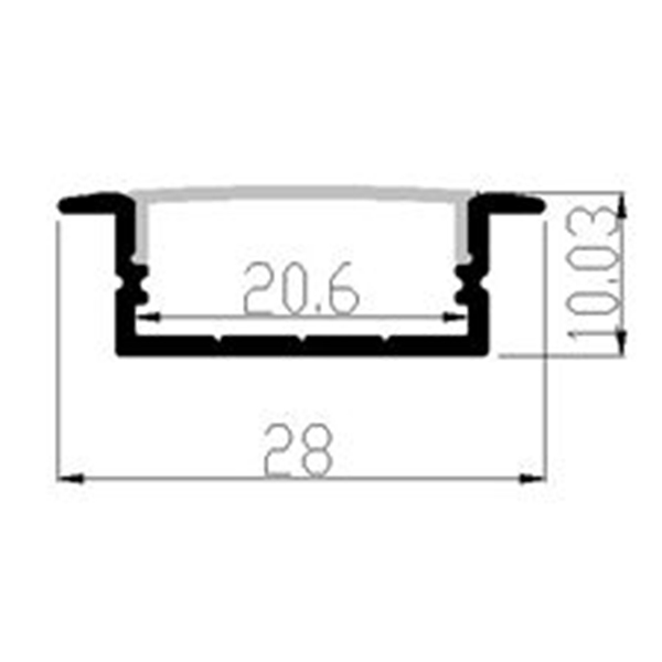 Alu-profile-for-20mm-PCB-Board