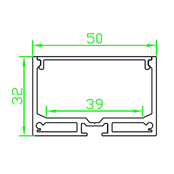 Alu-profile-for-39mm-PCB-Board