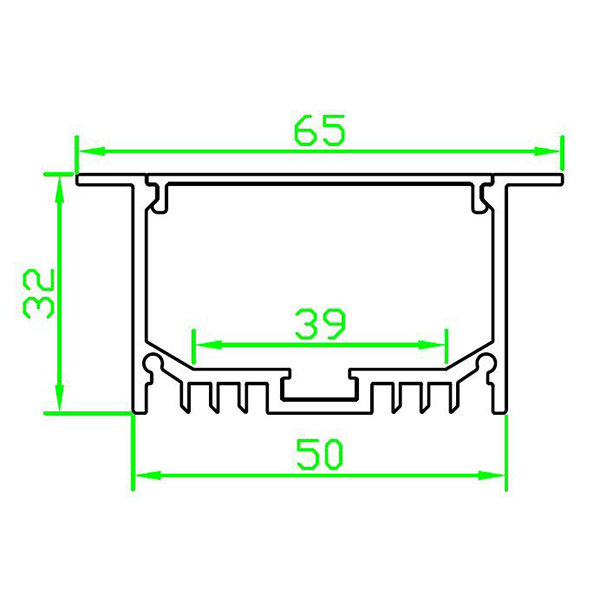 Alu-profile-for-39mm-PCB-Board