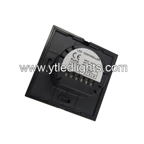 RGB-LED-strip-dimmer-12-24V-12A-touch-screen-black-color-for-RGB-led-strip